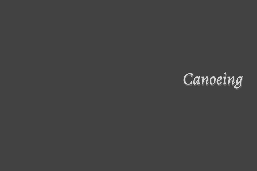 Canoeing