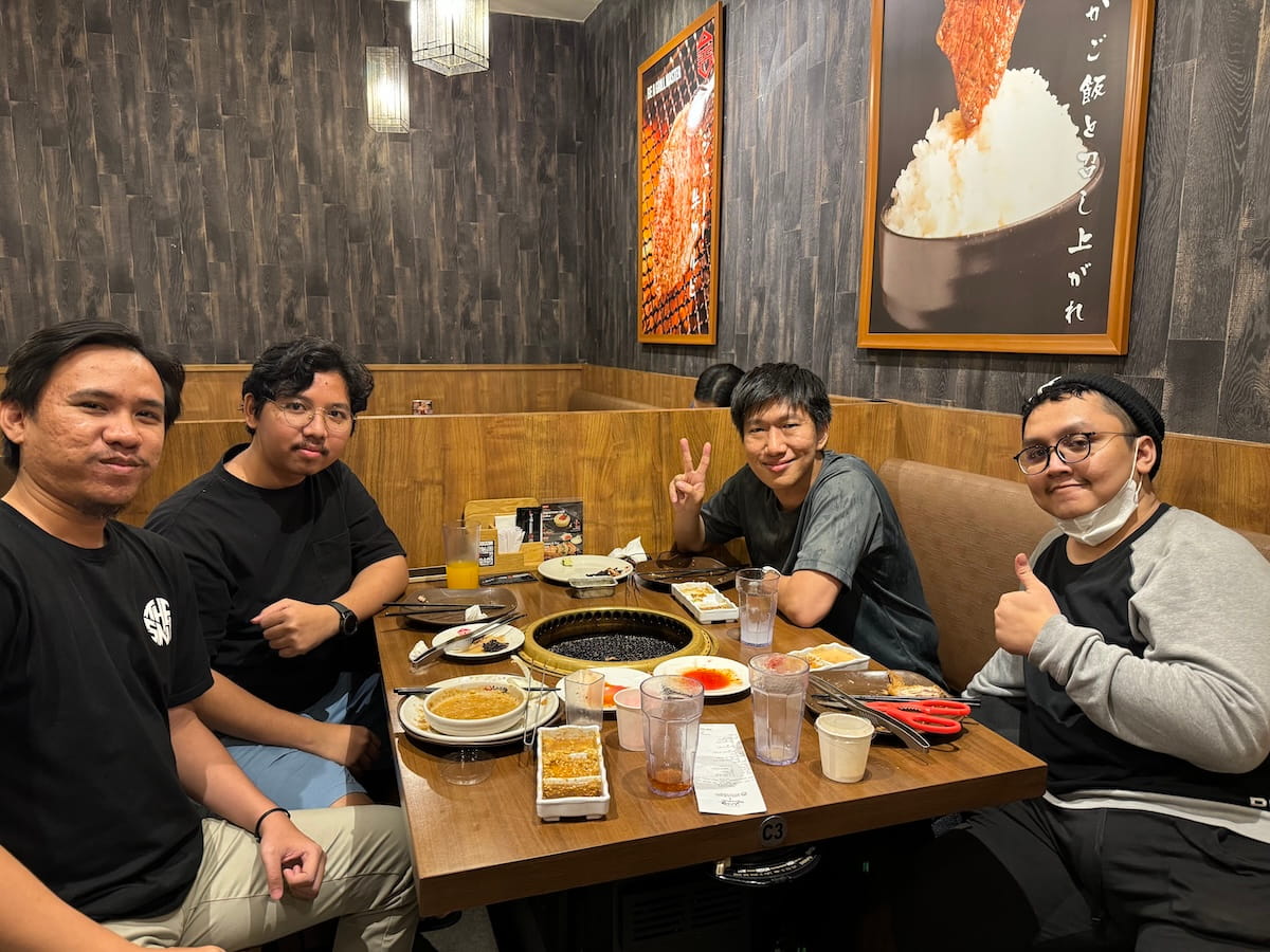 Team at Dinner